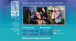 Desktop Screenshot of christianlifechurchfl.com